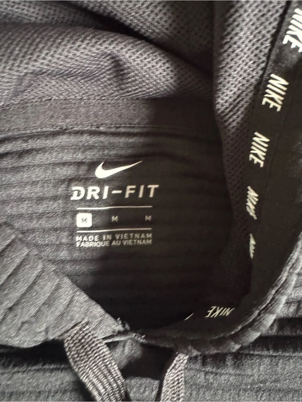 Nike Black Dri-FIT Hooded Pullover